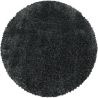 Tapis shaggy moelleux uni rond Matheo