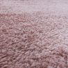 Tapis shaggy moelleux uni rond Matheo