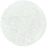 Tapis shaggy moelleux uni rond Matheo