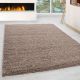 Tapis uni shaggy rectangle Aimee