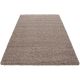 Tapis uni shaggy rectangle Aimee