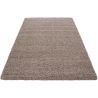 Tapis uni shaggy rectangle Aimee