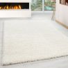 Tapis uni shaggy rectangle Aimee