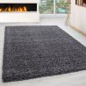 Tapis uni shaggy rectangle Aimee