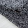 Tapis uni shaggy rectangle Aimee