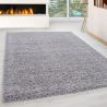 Tapis uni shaggy rectangle Aimee