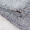 Tapis uni shaggy rectangle Aimee