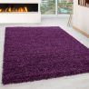 Tapis uni shaggy rectangle Aimee