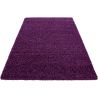 Tapis uni shaggy rectangle Aimee