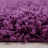 Tapis uni shaggy rectangle Aimee