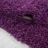 Tapis uni shaggy rectangle Aimee