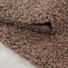 Tapis uni shaggy rectangle Aimee