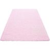 Tapis uni shaggy rectangle Aimee