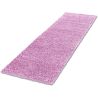 Tapis uni shaggy rectangle Aimee