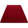 Tapis uni shaggy rectangle Aimee