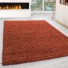 Tapis uni shaggy rectangle Aimee