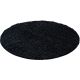 Tapis uni shaggy rond Bright