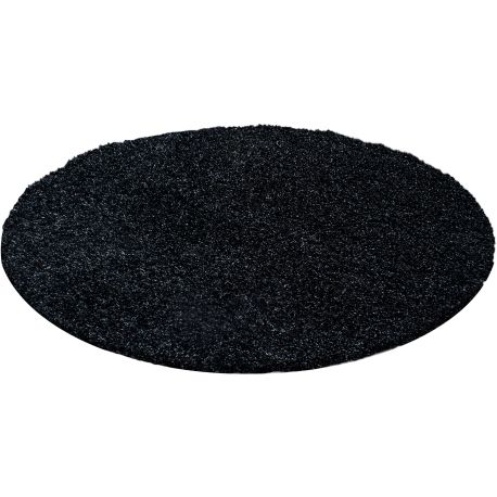 Tapis uni shaggy rond Bright