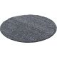 Tapis uni shaggy rond Bright