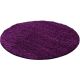 Tapis uni shaggy rond Bright