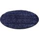 Tapis uni shaggy rond Bright