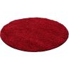 Tapis uni shaggy rond Bright