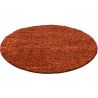 Tapis uni shaggy rond Bright