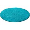 Tapis uni shaggy rond Bright