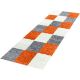 Tapis shaggy graphique design Vita