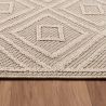 Tapis moderne beige intérieur et extérieur Jerry