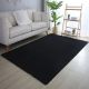 Tapis en microfibre doux uni antidérapant Lars