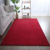 Tapis en microfibre doux uni antidérapant Lars