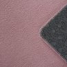 Tapis en microfibre doux uni antidérapant Lars