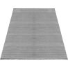 Tapis uni rayé aspect viscose moderne Uno