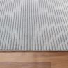 Tapis uni rayé aspect viscose moderne Uno