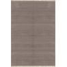 Tapis uni rayé aspect viscose moderne Uno