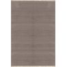 Tapis uni rayé aspect viscose moderne Uno