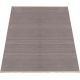 Tapis uni rayé aspect viscose moderne Uno