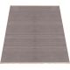 Tapis uni rayé aspect viscose moderne Uno