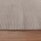 Tapis uni rayé aspect viscose moderne Uno