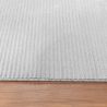 Tapis uni rayé aspect viscose moderne Uno