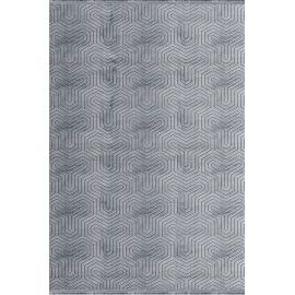 Tapis graphique aspect viscose moderne Alva