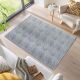 Tapis graphique aspect viscose moderne Alva