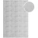 Tapis graphique aspect viscose moderne Alva