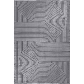 Tapis design aspect viscose graphique Kim