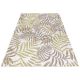 Tapis plat floral intérieur et extérieur beige Greta