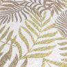 Tapis plat floral intérieur et extérieur beige Greta