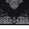 Tapis vintage noir plat intérieur et extérieur Marocco