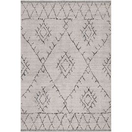 Tapis berbère à courtes mèches ethnique Solenna