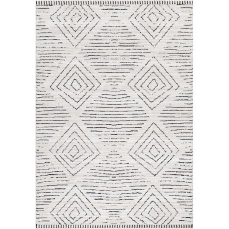 Tapis crème rectangle berbère ethnique Karavane